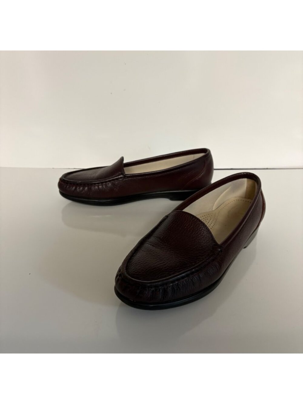 SAS Tripad Comfort Womens Loafers Size 9.5 M Brown Leather Casual Shoes